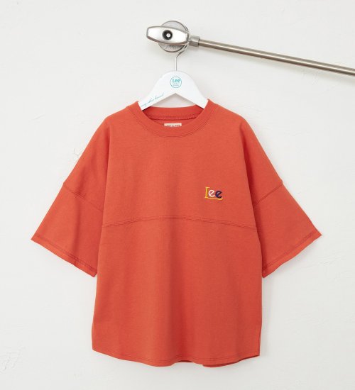 Lee(リー)の【110-150cm】キッズ ラウンドヘム半袖Tシャツ|トップス/Tシャツ/カットソー/キッズ|レッド