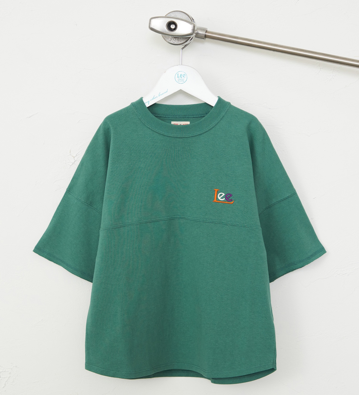 Lee(リー)の【110-150cm】キッズ ラウンドヘム半袖Tシャツ|トップス/Tシャツ/カットソー/キッズ|グリーン