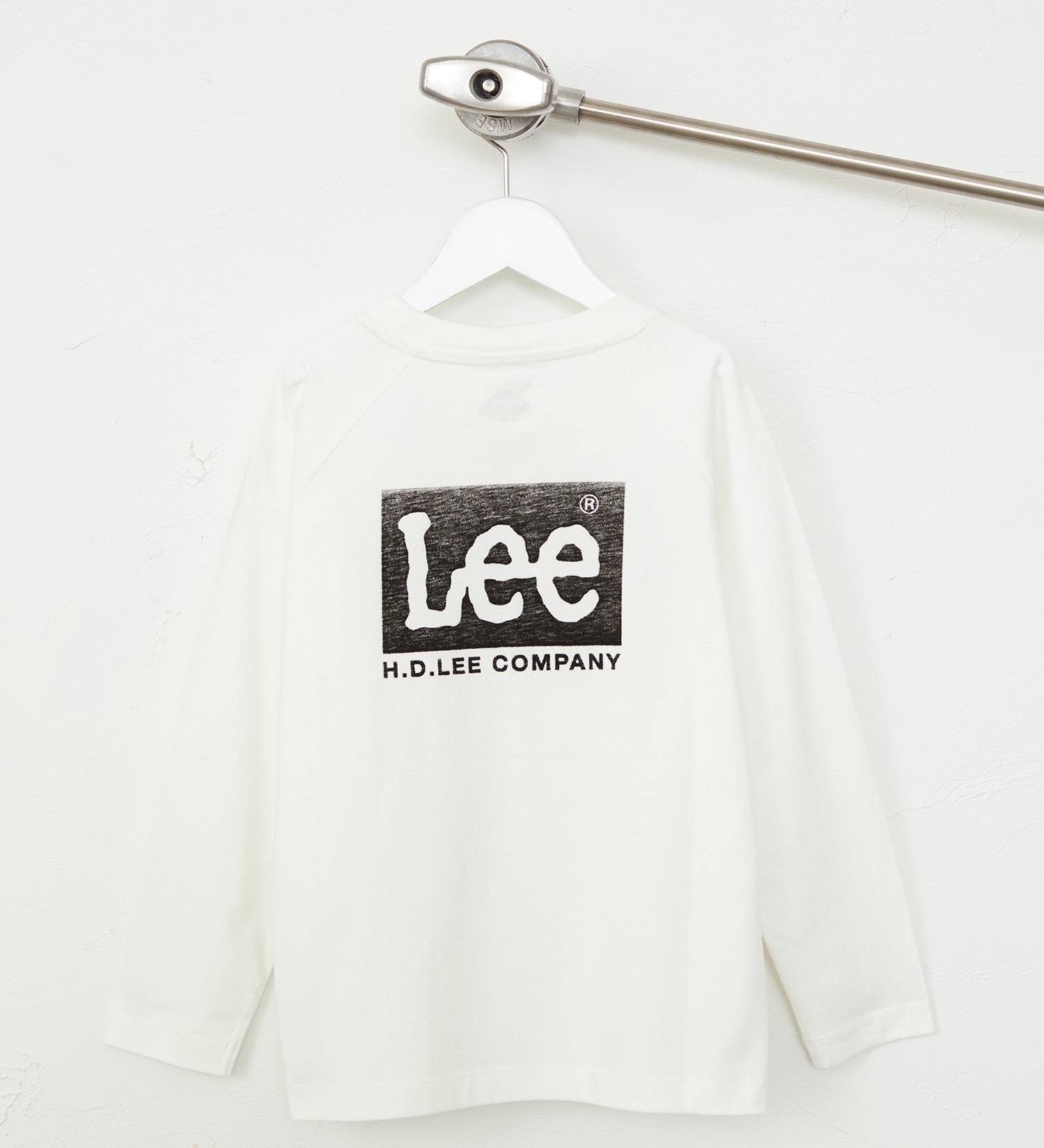 Lee(リー)の【110-150cm】キッズ バックプリント長袖Tシャツ/ロンT ロングセラー|トップス/Tシャツ/カットソー/キッズ|ホワイト