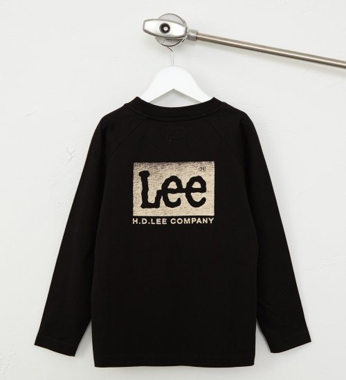 Lee(リー)の【110-150cm】キッズ バックプリント長袖Tシャツ/ロンT ロングセラー|トップス/Tシャツ/カットソー/キッズ|ブラック