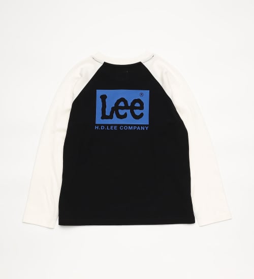 Lee(リー)の【110-160cm】キッズ Leeロゴバックプリント 長袖Tee|トップス/Tシャツ/カットソー/キッズ|ブラック