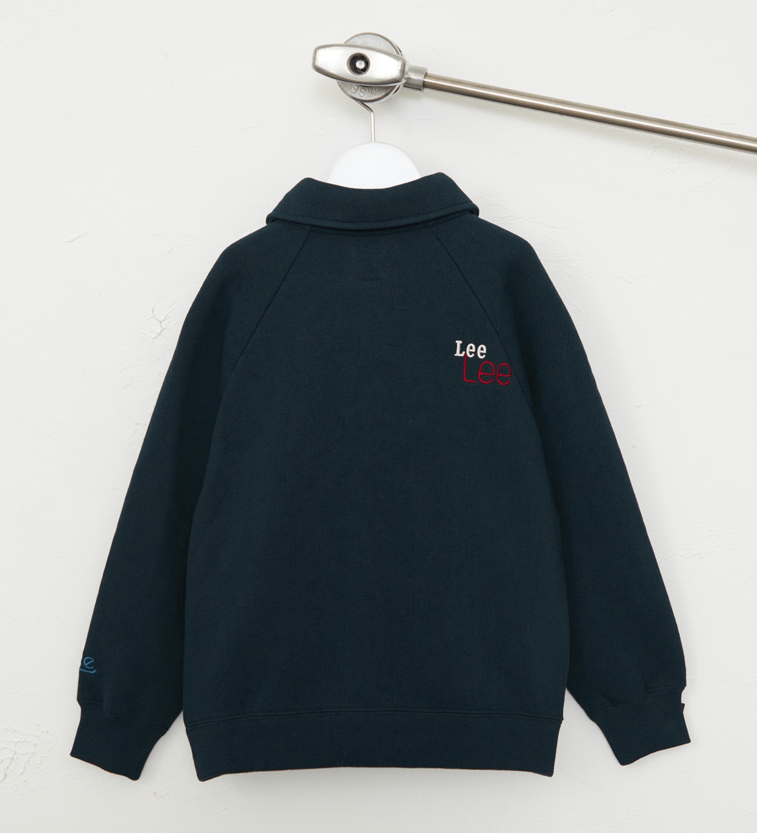 Lee(リー)の【110-150cm】キッズ スウェットカーディガン スナップボタン/裏起毛|トップス/スウェット/キッズ|ネイビー