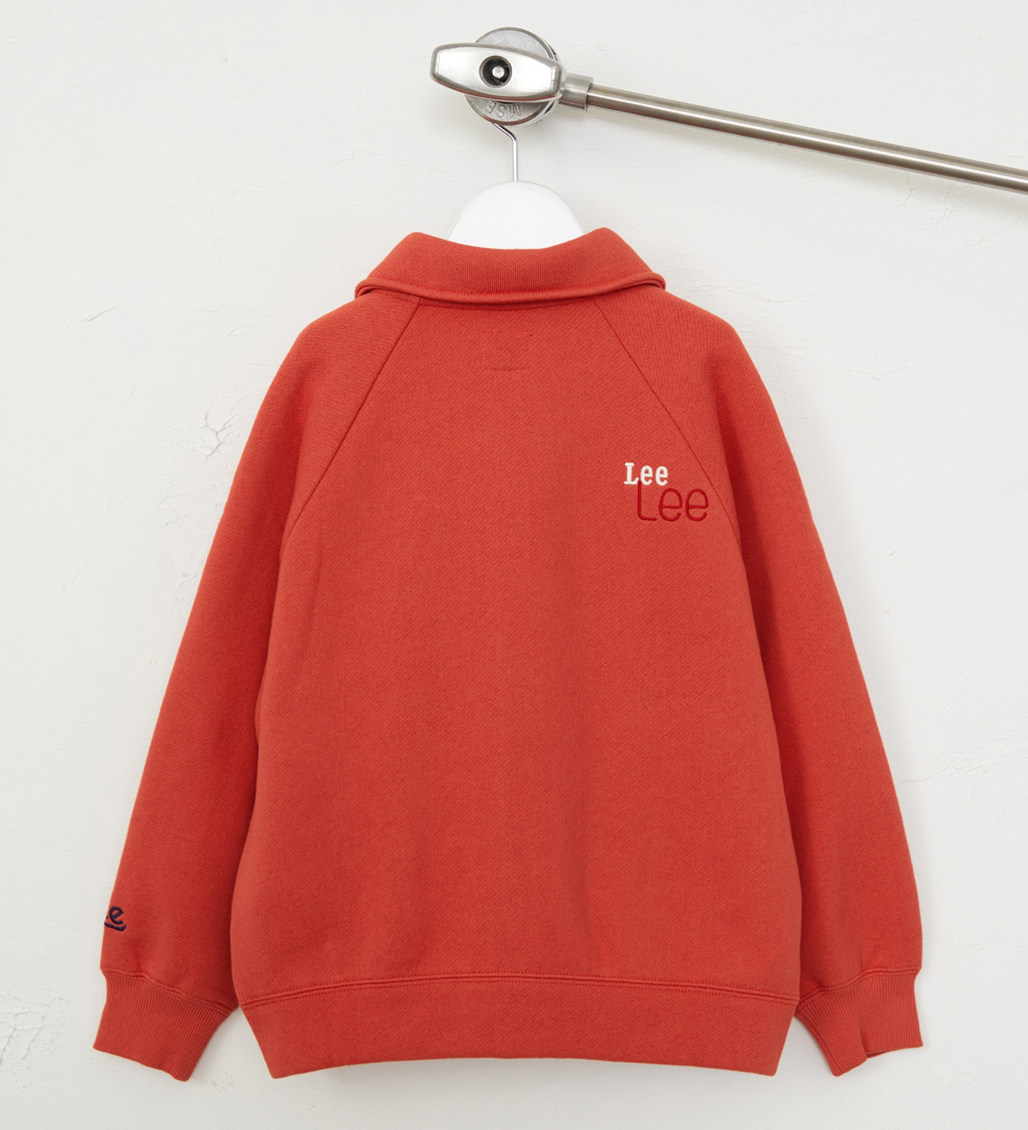 Lee(リー)の【110-150cm】キッズ スウェットカーディガン スナップボタン/裏起毛|トップス/スウェット/キッズ|レッド