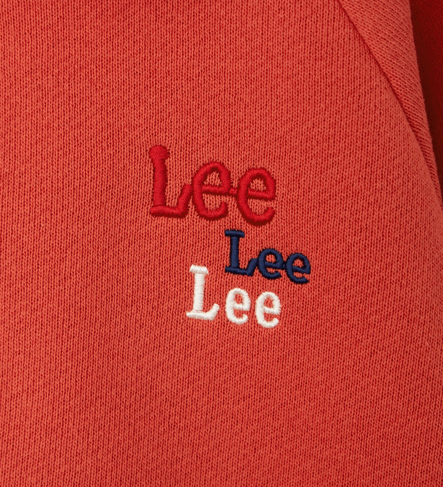 Lee(リー)の【110-150cm】キッズ スウェットカーディガン スナップボタン/裏起毛|トップス/スウェット/キッズ|レッド