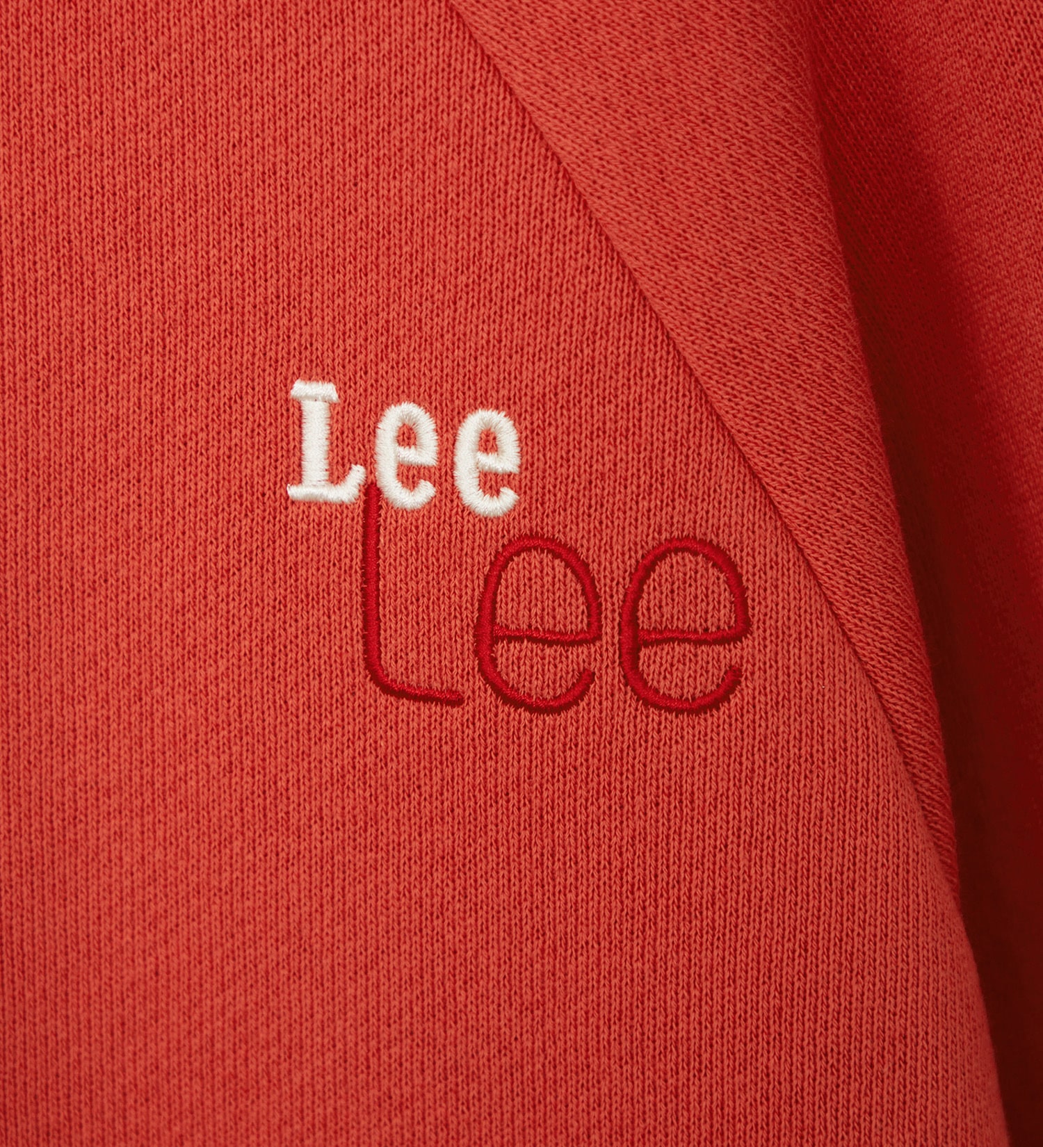 Lee(リー)の【110-150cm】キッズ スウェットカーディガン スナップボタン/裏起毛|トップス/スウェット/キッズ|レッド