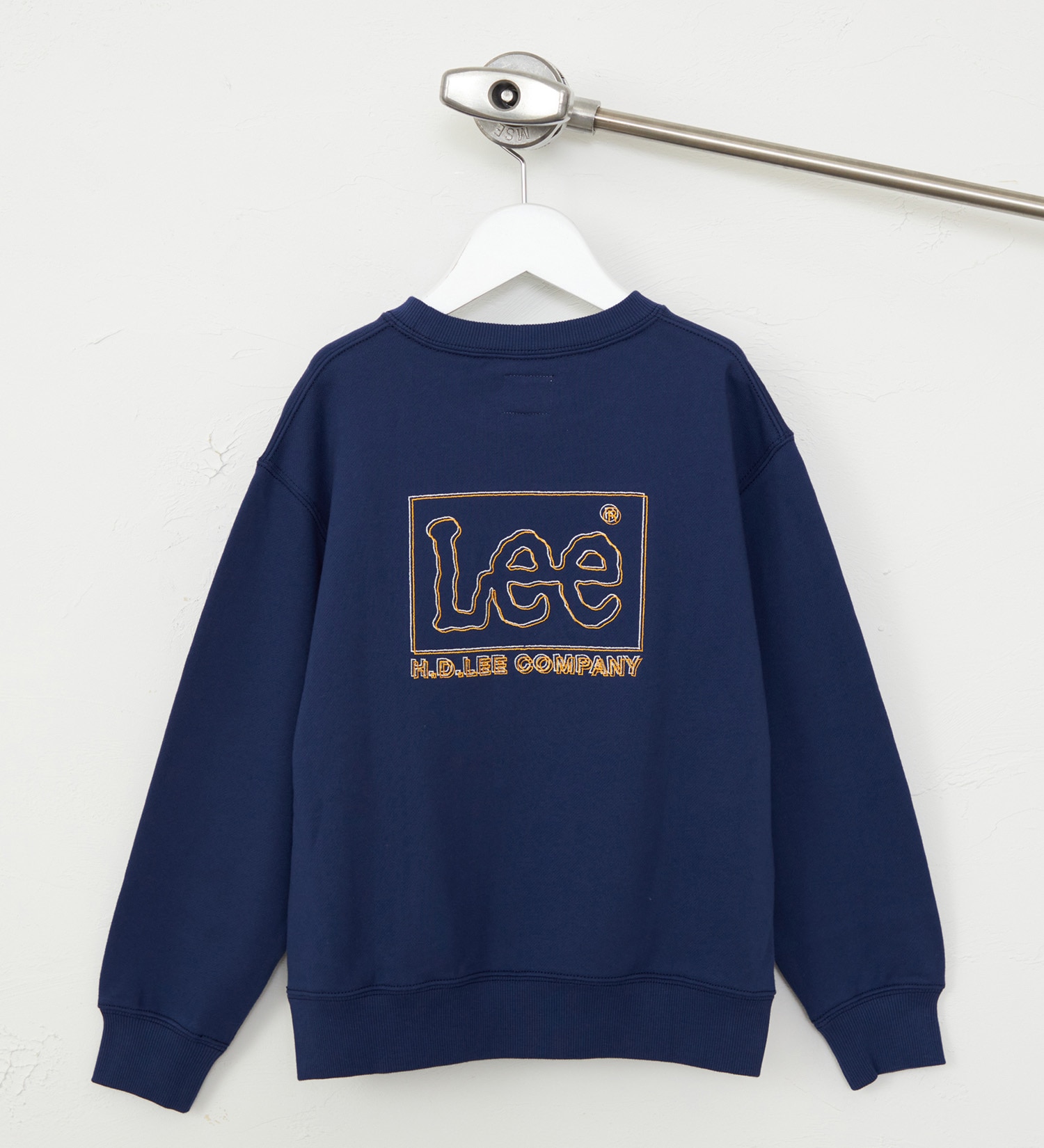 Lee(リー)の【110-150cm】キッズ バックLeeロゴ刺繍スウェット|トップス/スウェット/キッズ|ネイビー