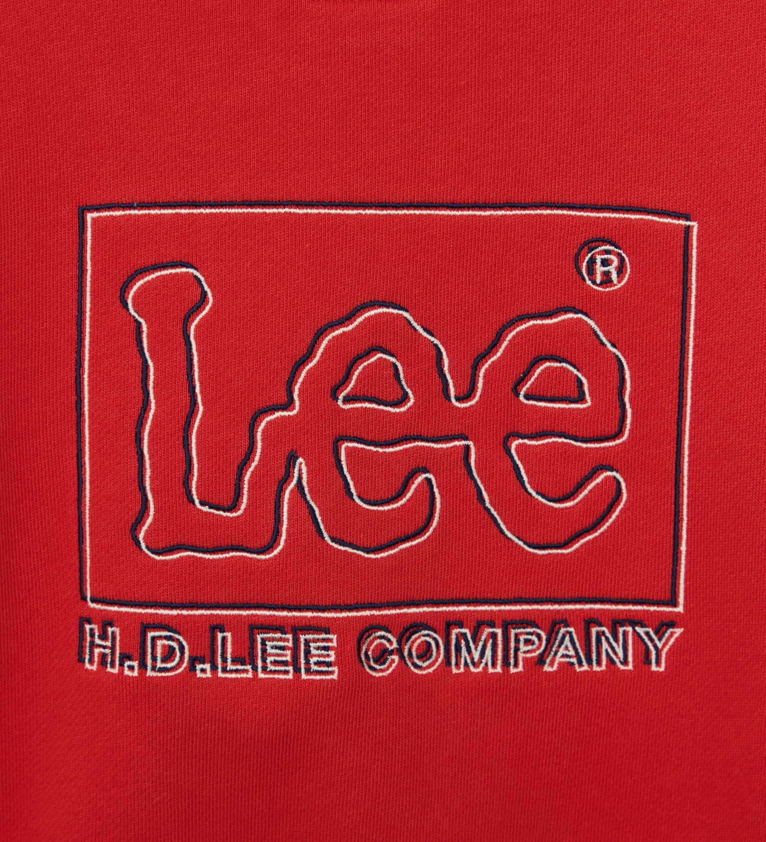 Lee(リー)の【110-150cm】キッズ バックLeeロゴ刺繍スウェット|トップス/スウェット/キッズ|レッド