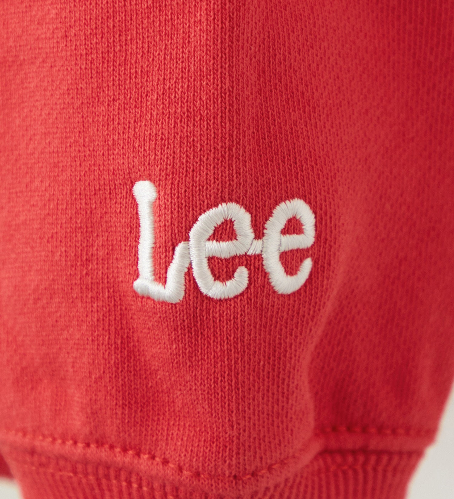 Lee(リー)の【110-150cm】キッズ デニムロゴパッチスウェット|トップス/スウェット/キッズ|レッド