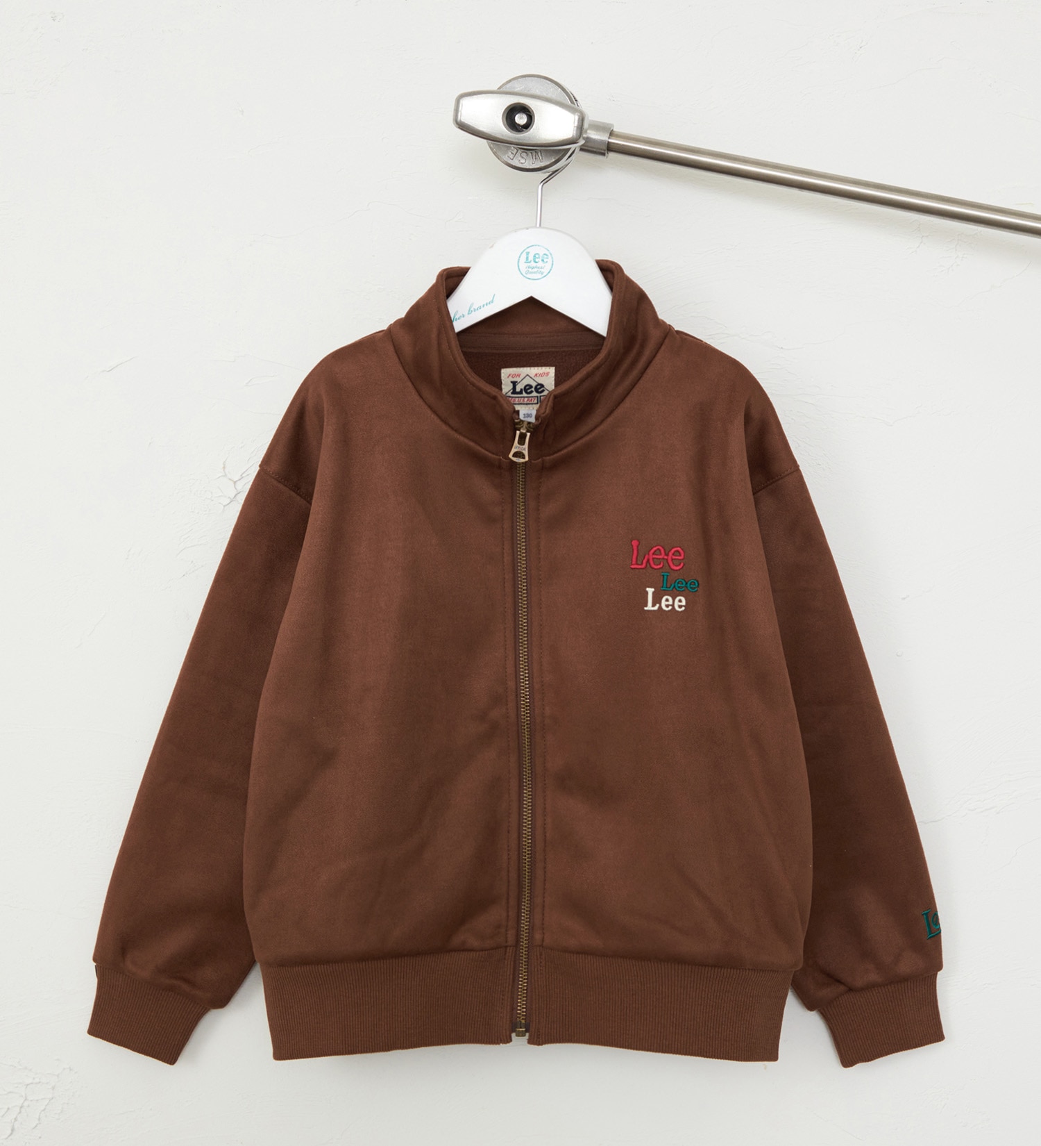Lee(リー)の【110-150cm】キッズ スエードフリース ジップアップジャケット|ジャケット/アウター/その他アウター/キッズ|ブラウン