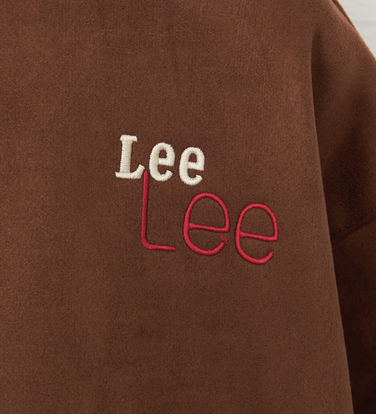 Lee(リー)の【110-150cm】キッズ スエードフリース ジップアップジャケット|ジャケット/アウター/その他アウター/キッズ|ブラウン
