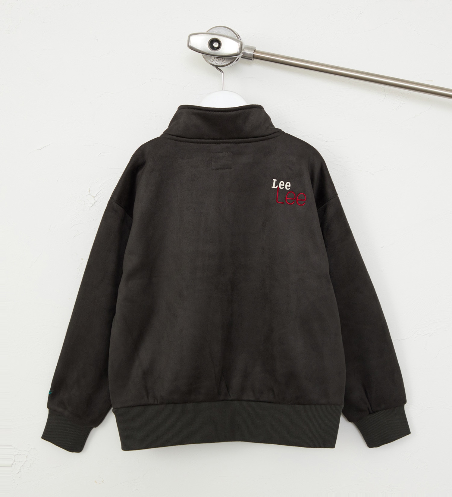 Lee(リー)の【110-150cm】キッズ スエードフリース ジップアップジャケット|ジャケット/アウター/その他アウター/キッズ|チャコールグレー