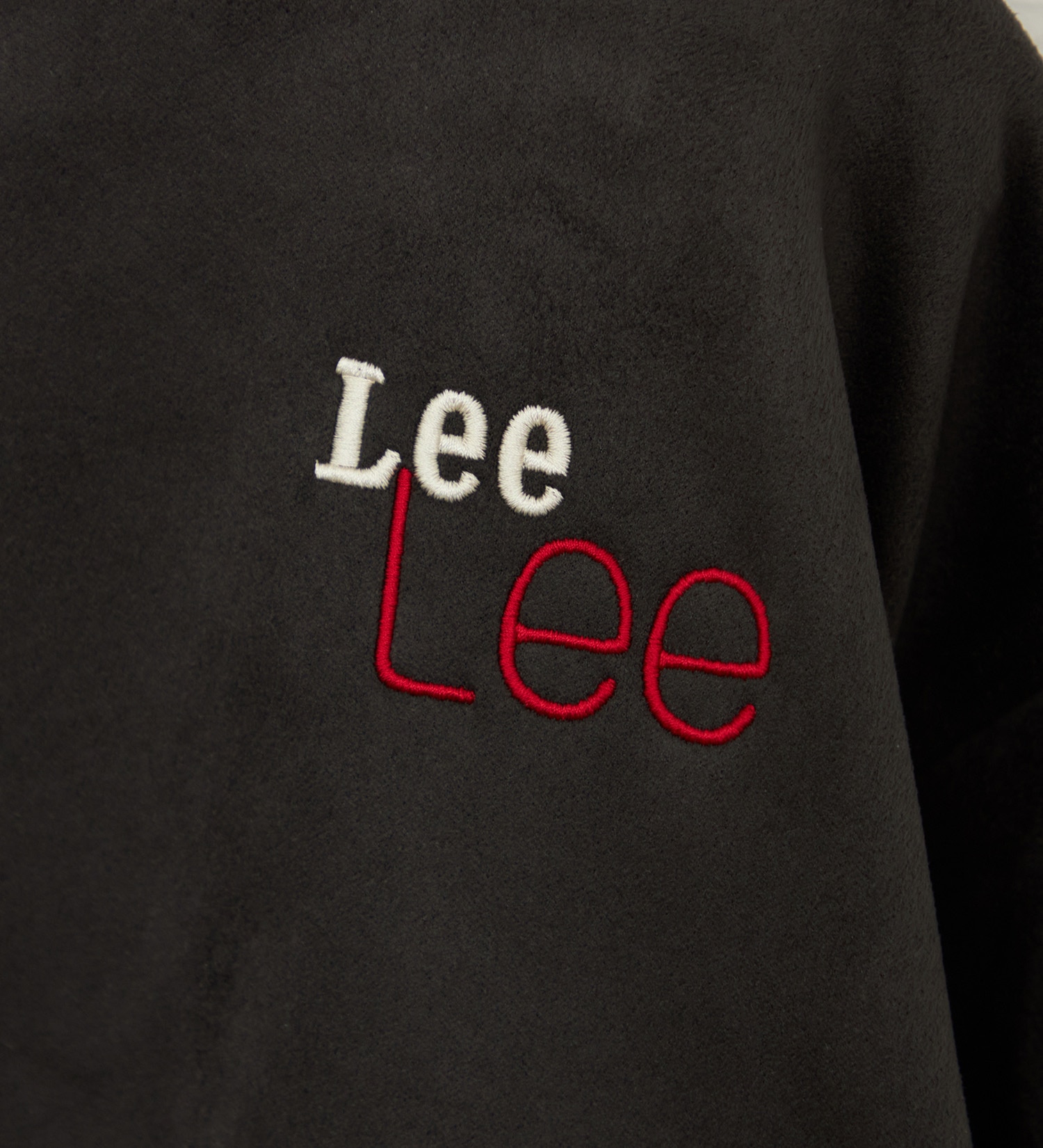 Lee(リー)の【110-150cm】キッズ スエードフリース ジップアップジャケット|ジャケット/アウター/その他アウター/キッズ|チャコールグレー