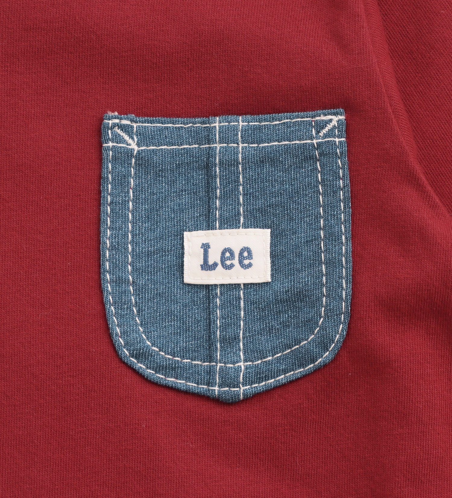 Lee(リー)の【70/80cm】ベビー Leeロンパース 長袖|マタニティ/ベビー/ロンパース/キッズ|レッド