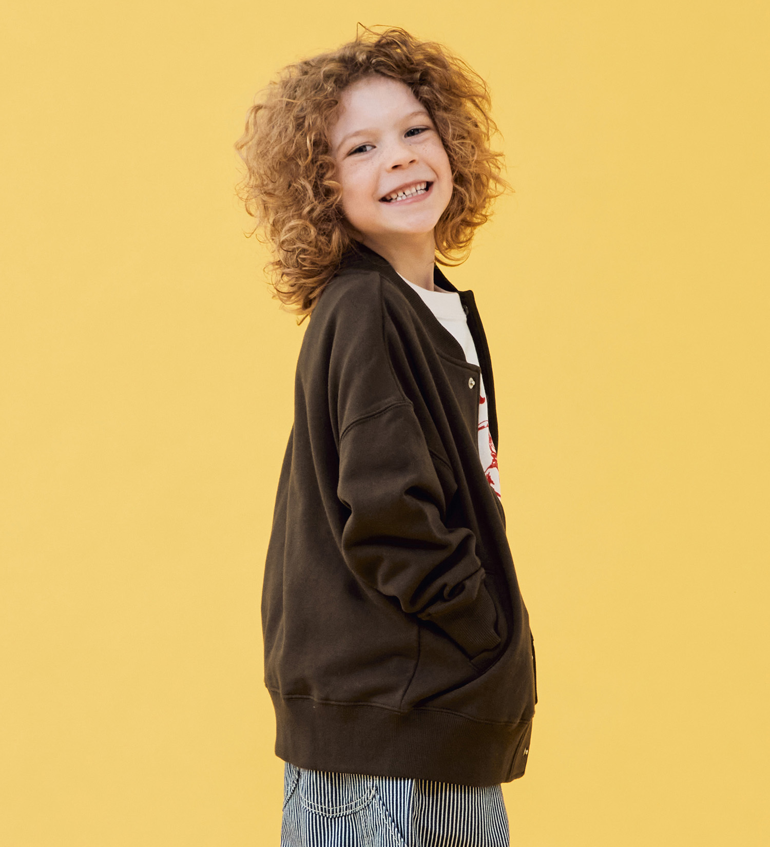 Lee(リー)の【110-150cm】キッズ スウェットジャケット|ジャケット/アウター/その他アウター/キッズ|ブラウン