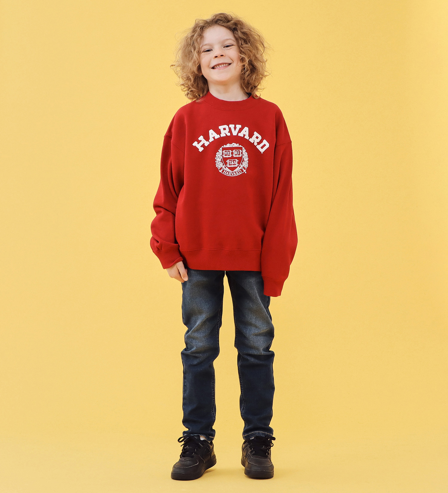 Lee(リー)の【110-150cm】キッズ IVY COLLEGE PRINT SWEAT/スウェット|トップス/スウェット/キッズ|レッド