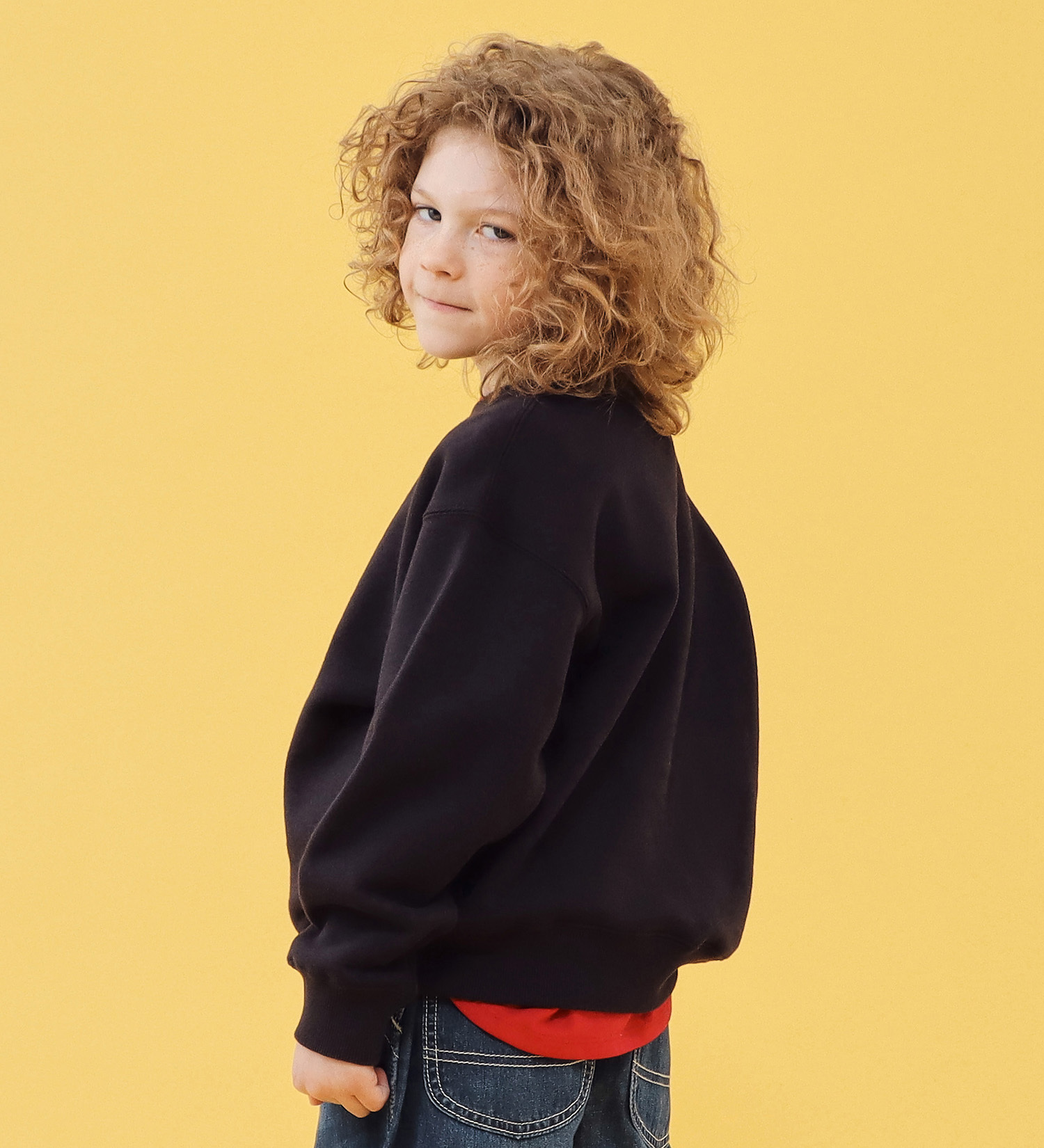 Lee(リー)の【110-150cm】キッズ エンブロイダリースウェット/刺繍|トップス/スウェット/キッズ|チャコール