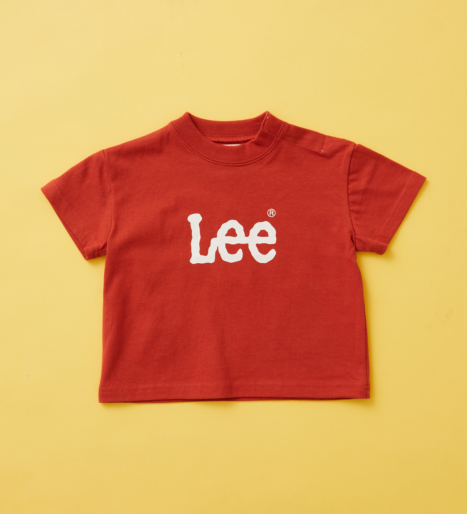 Lee(リー)の【80-100cm】ベビー LeeロゴTシャツ|トップス/Tシャツ/カットソー/キッズ|オレンジ
