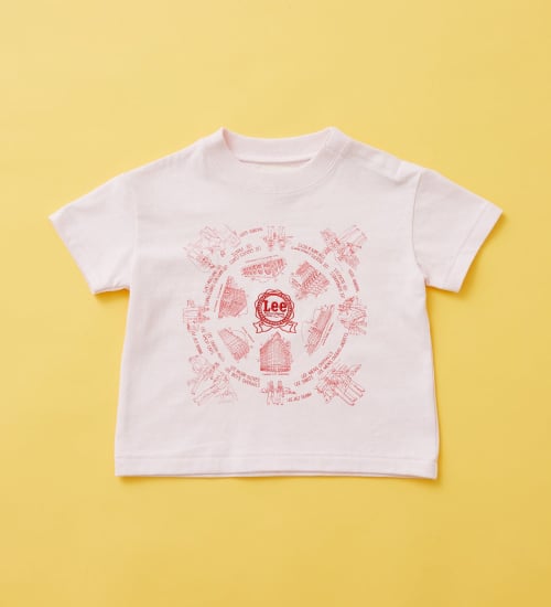 Lee(リー)の【80-100cm】ベビー LeeバンダナTシャツ|トップス/Tシャツ/カットソー/キッズ|ピンク