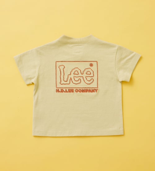 【80-100cm】ベビー LeeバックプリントTシャツ