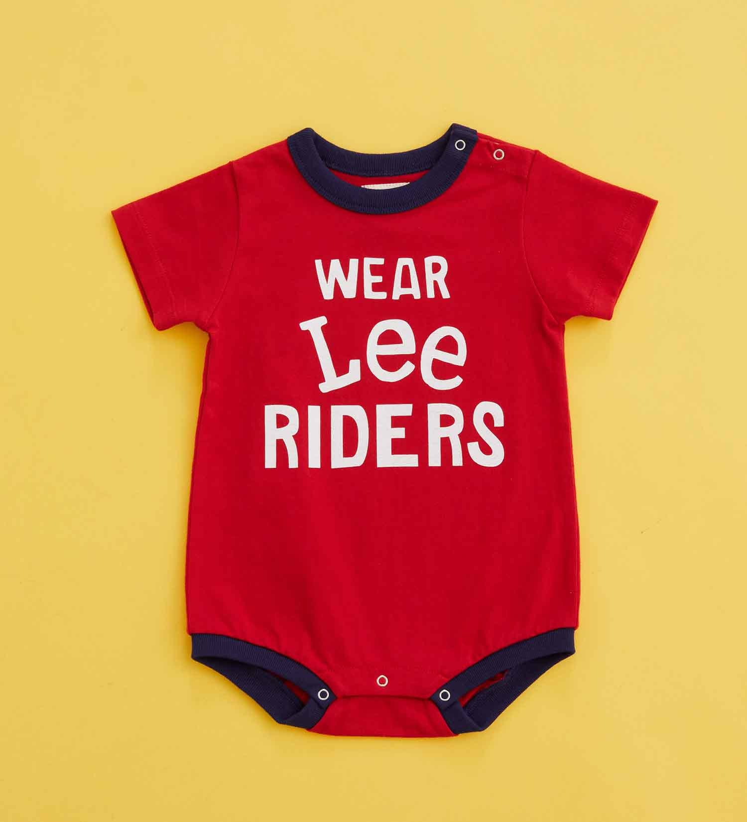 Lee(リー)の【70/80cm】ベビー Lee BABY ROMPERS/ロンパース|マタニティ/ベビー/ロンパース/キッズ|レッド