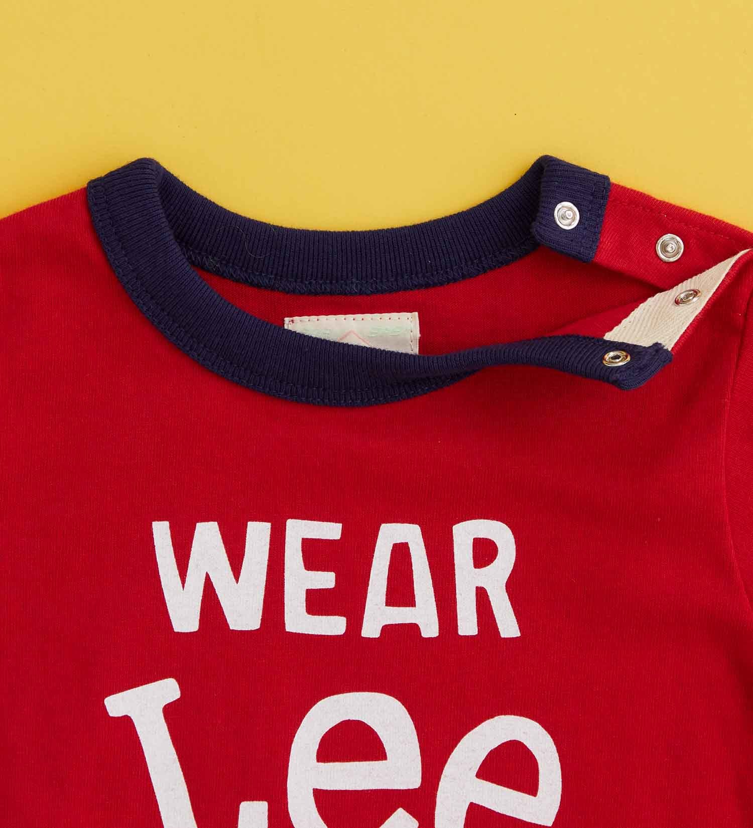 Lee(リー)の【70/80cm】ベビー Lee BABY ROMPERS/ロンパース|マタニティ/ベビー/ロンパース/キッズ|レッド