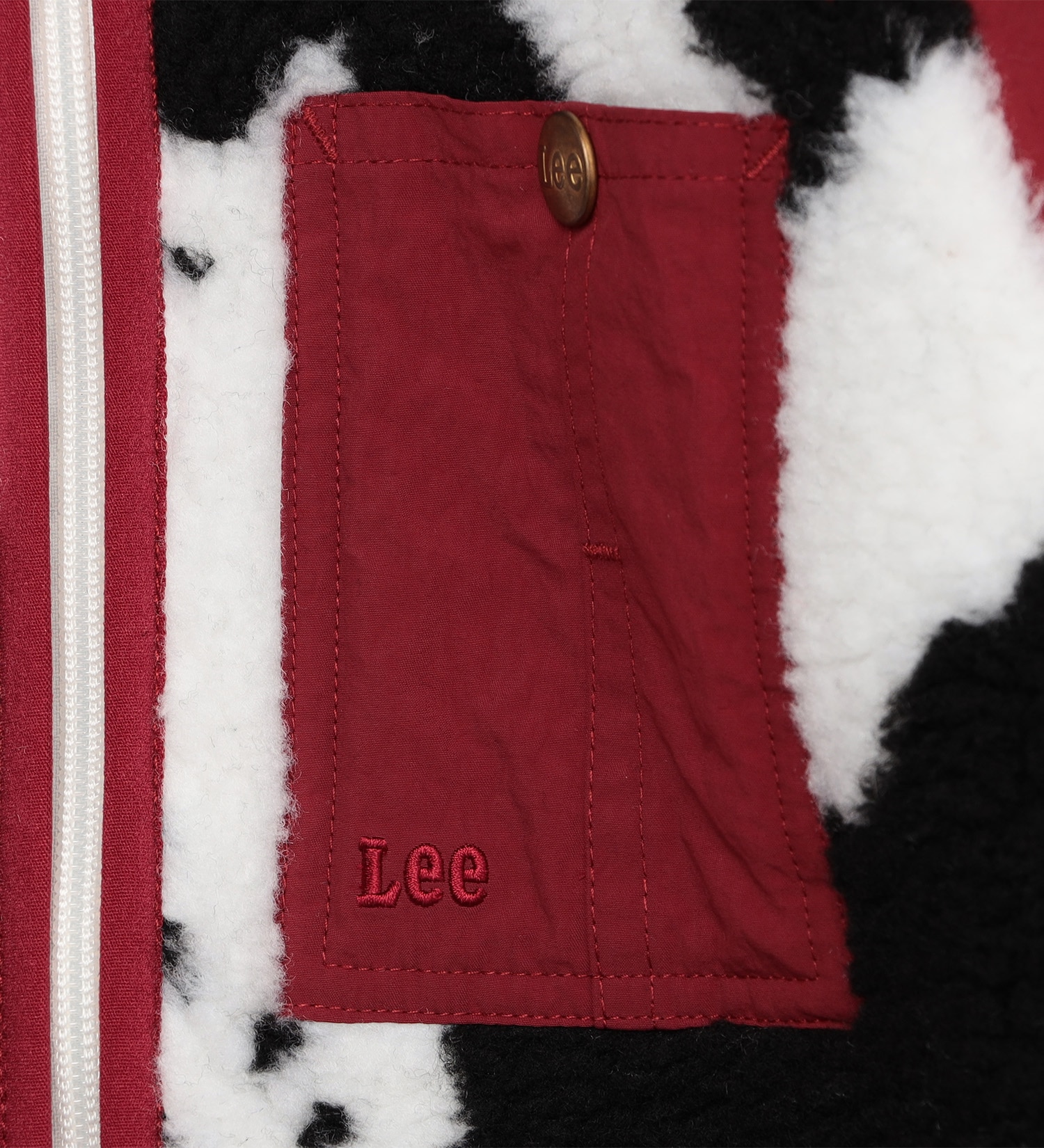 Lee(リー)の【80-100cm】ベビー ボアジャケット【101匹わんちゃん】|ジャケット/アウター/その他アウター/キッズ|レッド