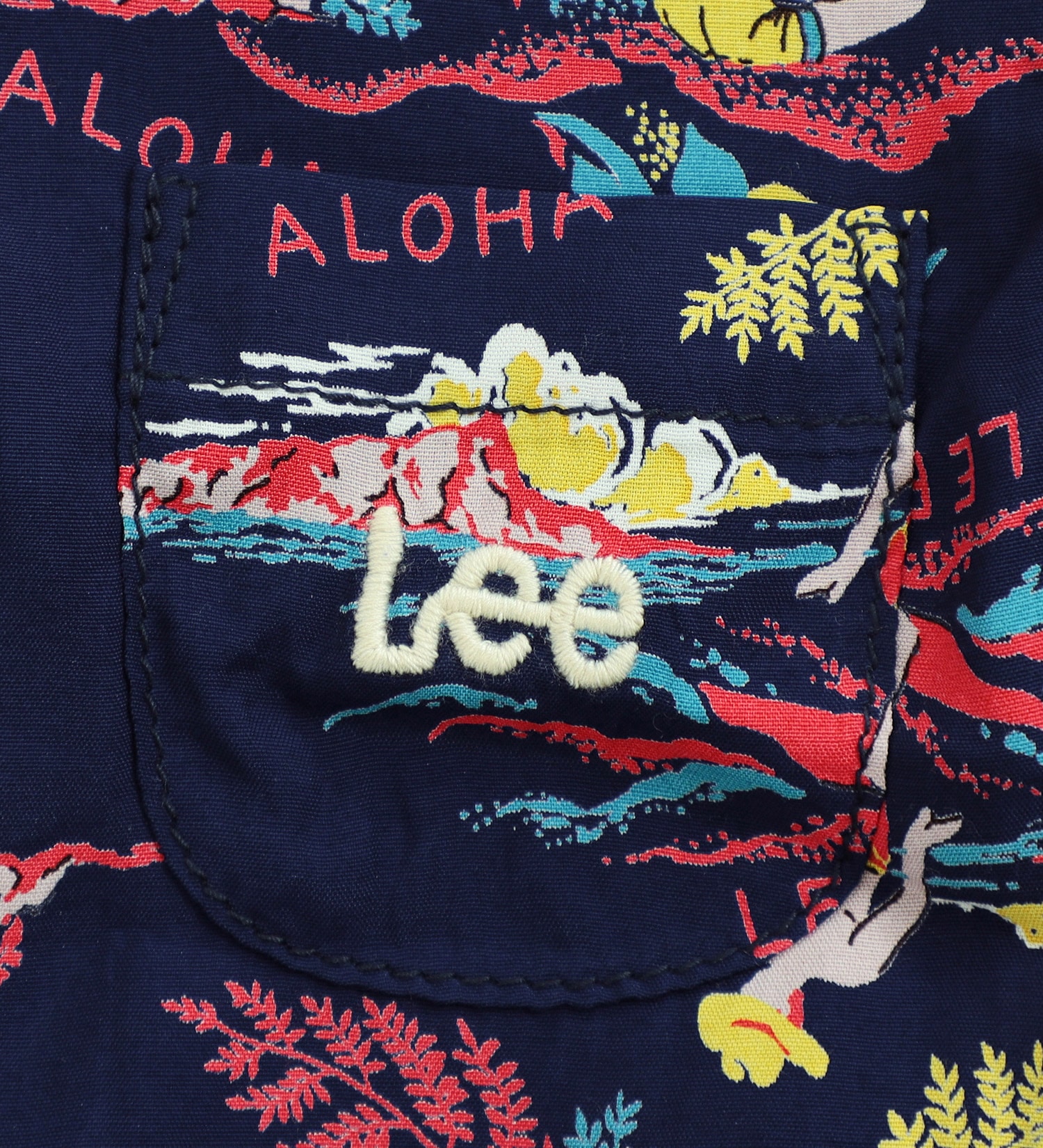 Lee(リー)の【110-150cm】キッズ アロハシャツ|トップス/シャツ/ブラウス/キッズ|ネイビー