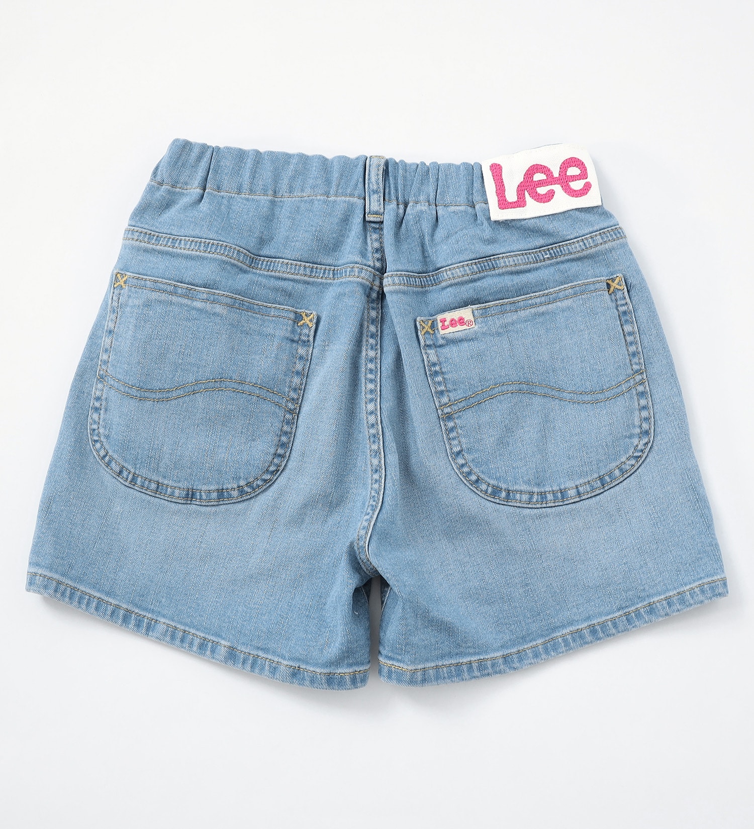 Lee(リー)の【100cm】ベビー　ガールズショートパンツ|パンツ/デニムパンツ/キッズ|淡色ブルー
