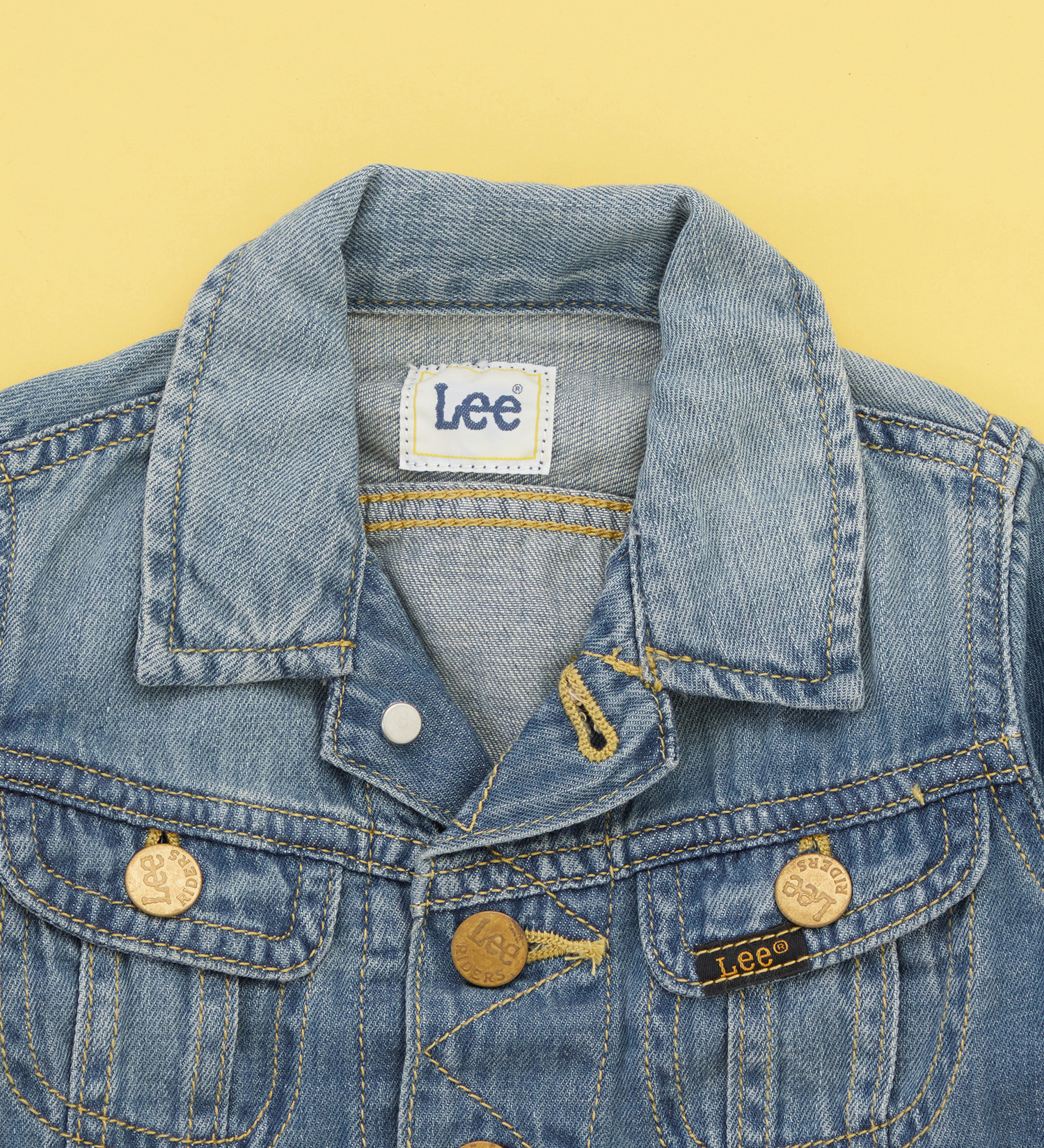 Lee(リー)の【80-100cm】ベビー ライダースジャケット|ジャケット/アウター/デニムジャケット/キッズ|淡色ブルー