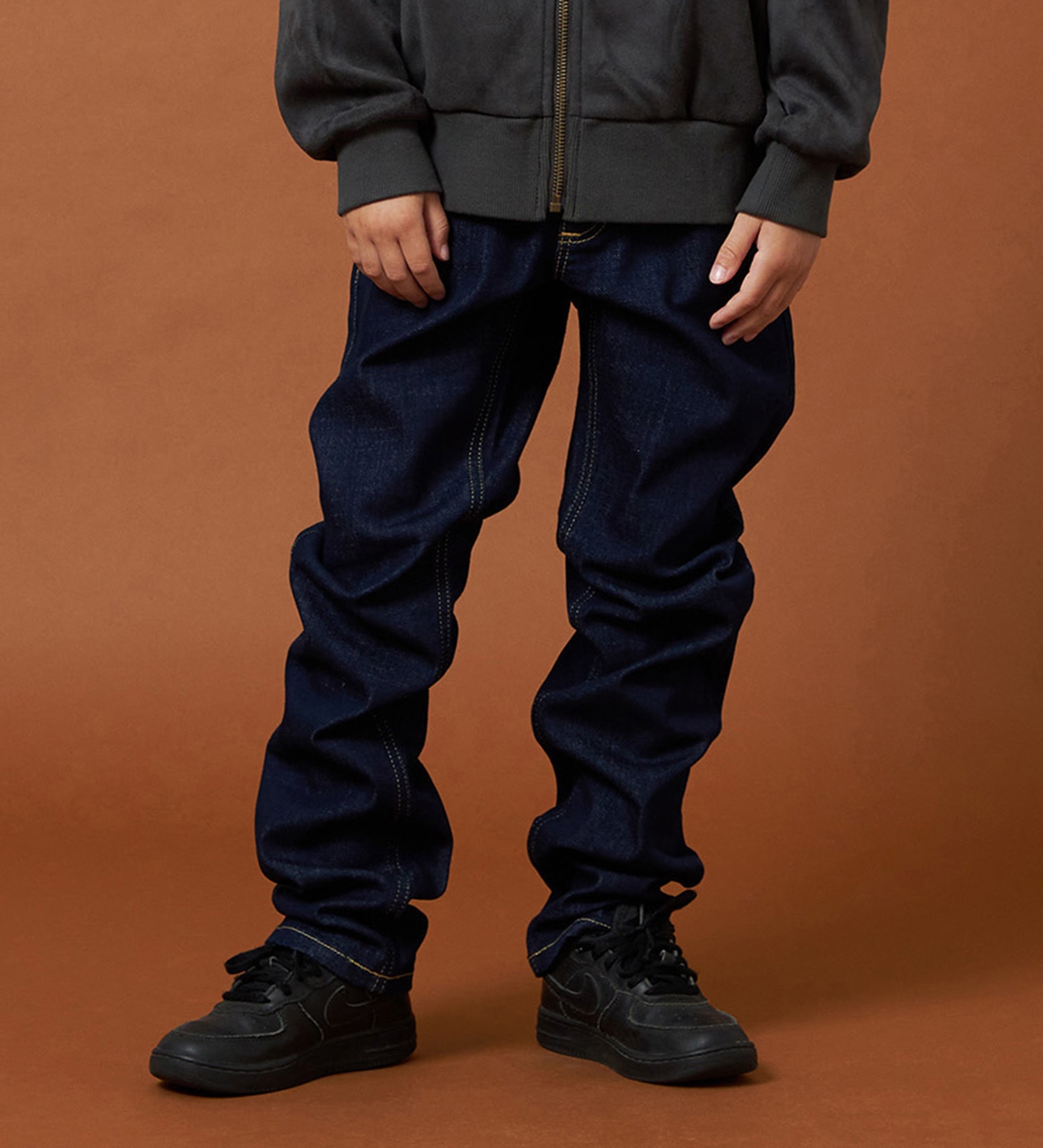 Lee(リー)の【110-160cm】キッズ ストレッチストレートデニムパンツ|パンツ/デニムパンツ/キッズ|インディゴブルー