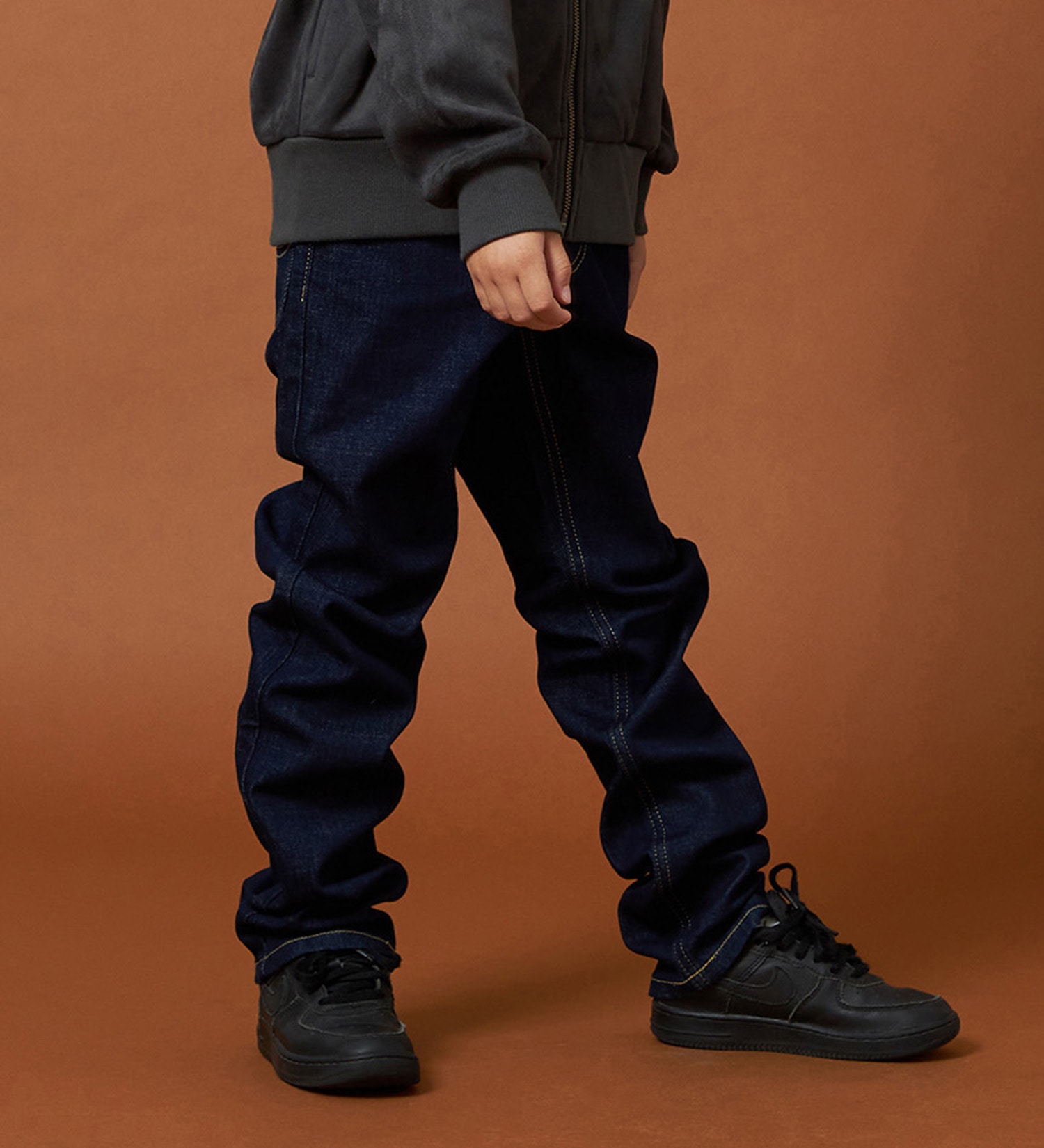 Lee(リー)の【110-160cm】キッズ ストレッチストレートデニムパンツ|パンツ/デニムパンツ/キッズ|インディゴブルー