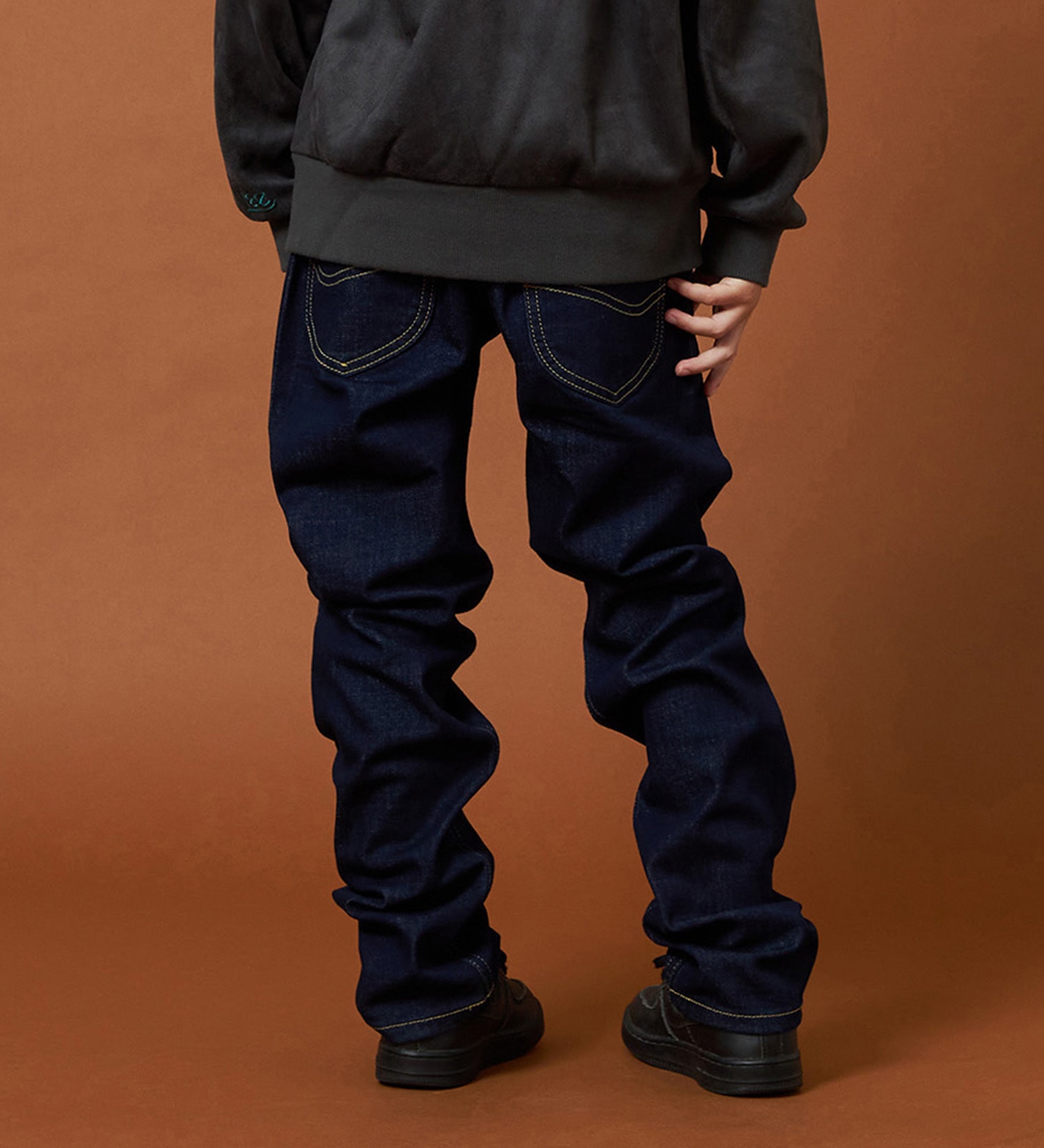 Lee(リー)の【110-160cm】キッズ ストレッチストレートデニムパンツ|パンツ/デニムパンツ/キッズ|インディゴブルー