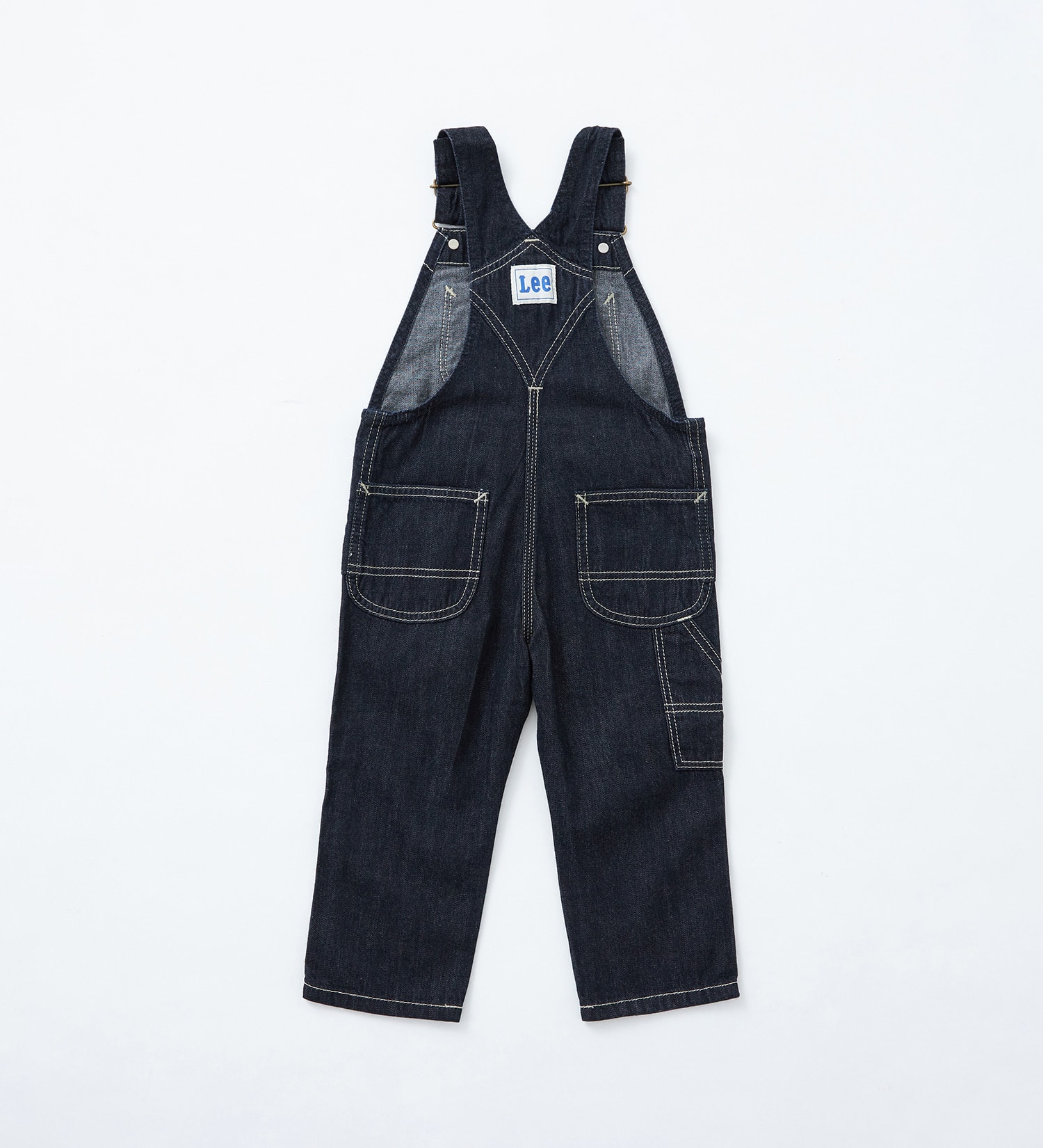 Lee(リー)の【80-100cm】ベビー オーバーオール 高品質綿100%|オールインワン/サロペット/オーバーオール/キッズ|インディゴブルー