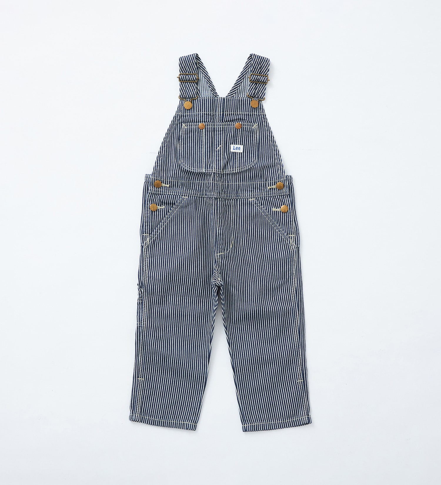 Lee(リー)の【80-100cm】ベビー オーバーオール 高品質綿100％|パンツ/パンツ/キッズ|ヒッコリー