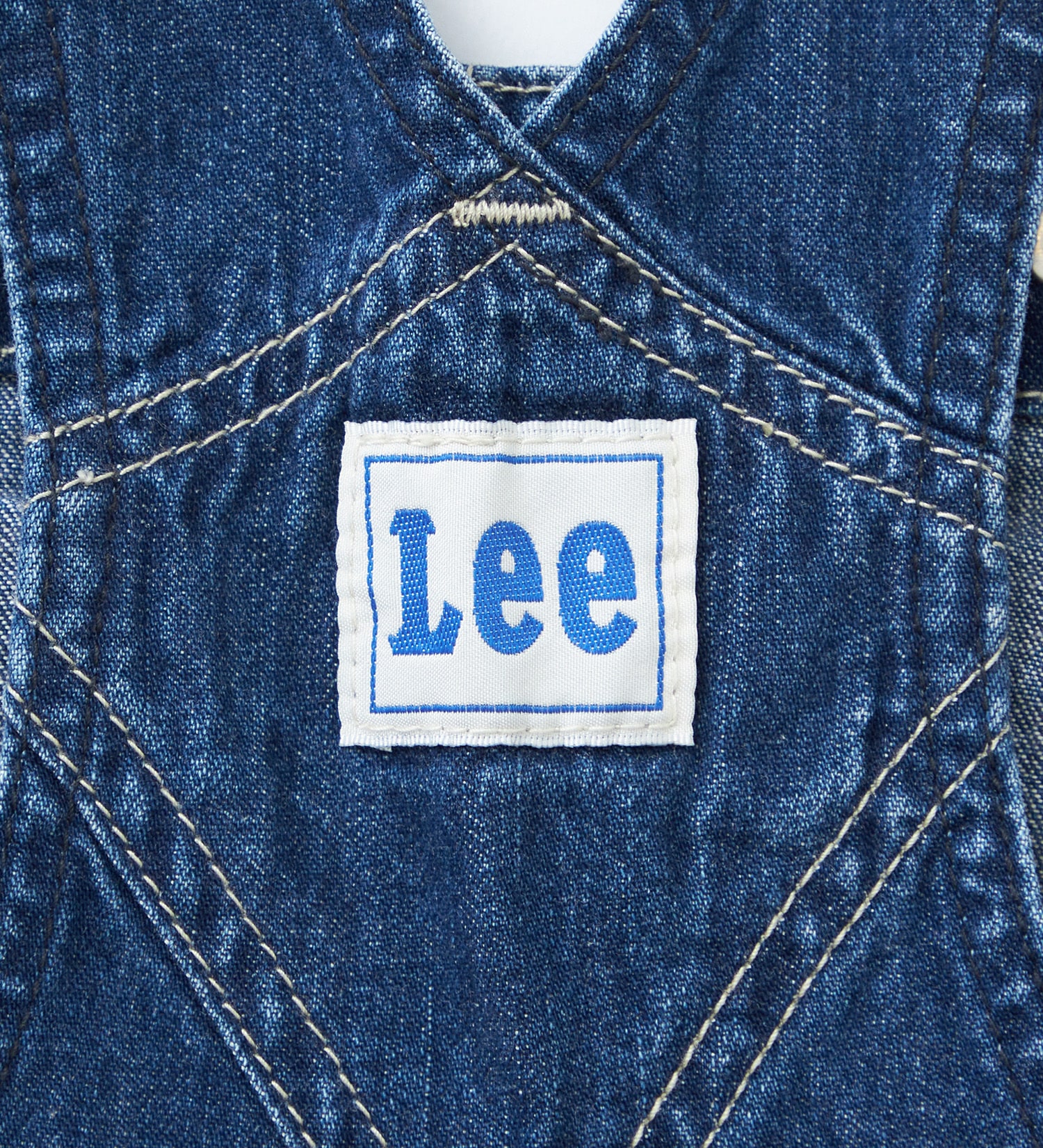 Lee(リー)の【80-100cm】ベビー オーバーオール 高品質綿100％|オールインワン/サロペット/オーバーオール/キッズ|中色ブルー