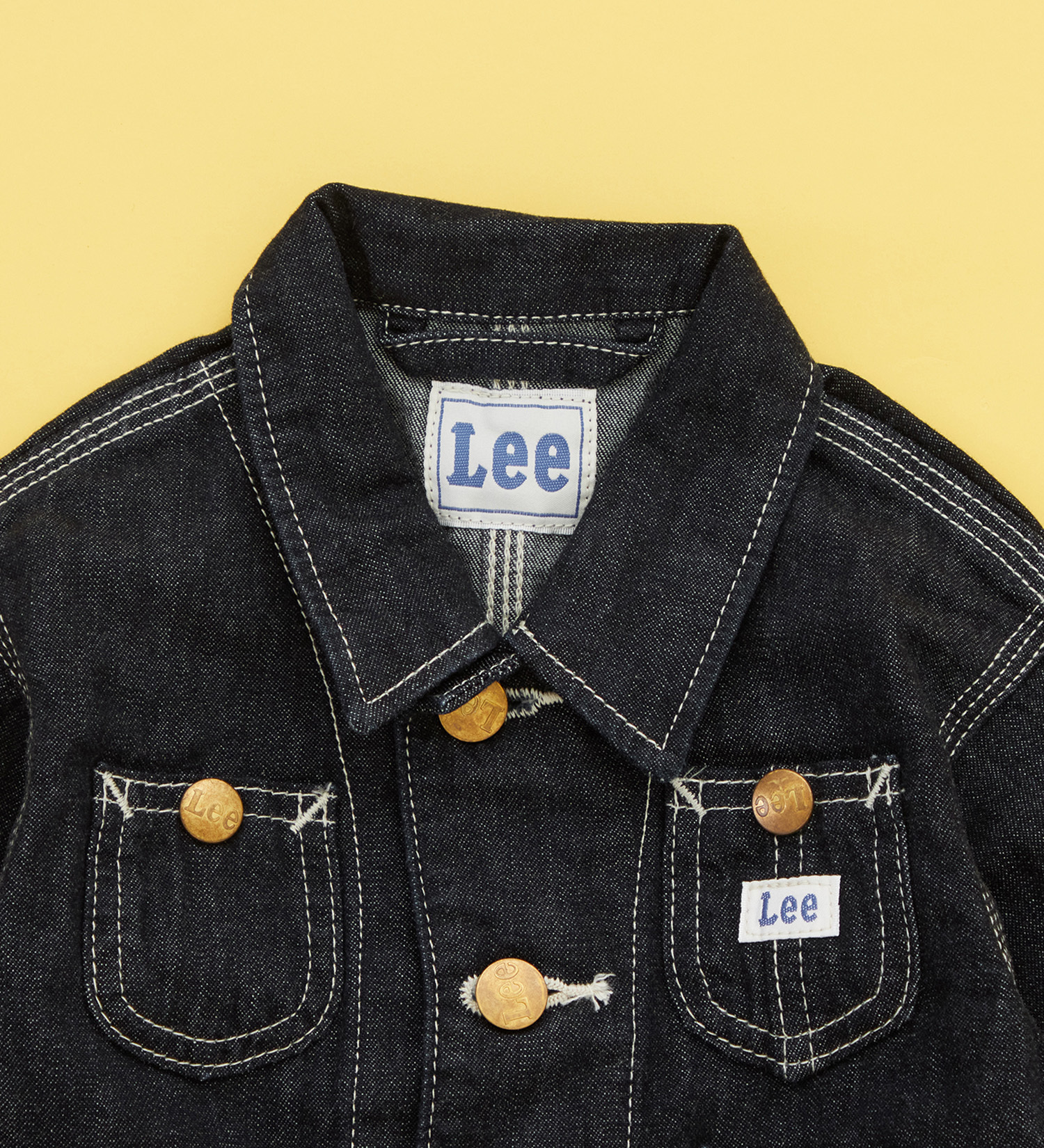 Lee(リー)の【80-100cm】ベビー ロコジャケット/カバーオール 高品質綿100％|ジャケット/アウター/カバーオール/キッズ|インディゴブルー