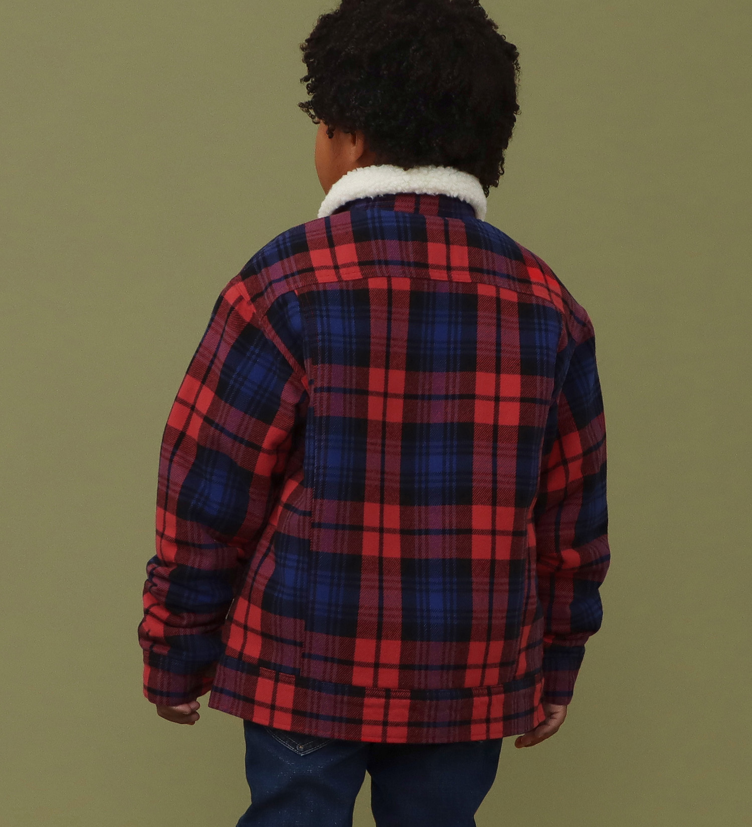 Lee(リー)の【110-150cm】キッズ ボアストームライダー|ジャケット/アウター/その他アウター/キッズ|レッド