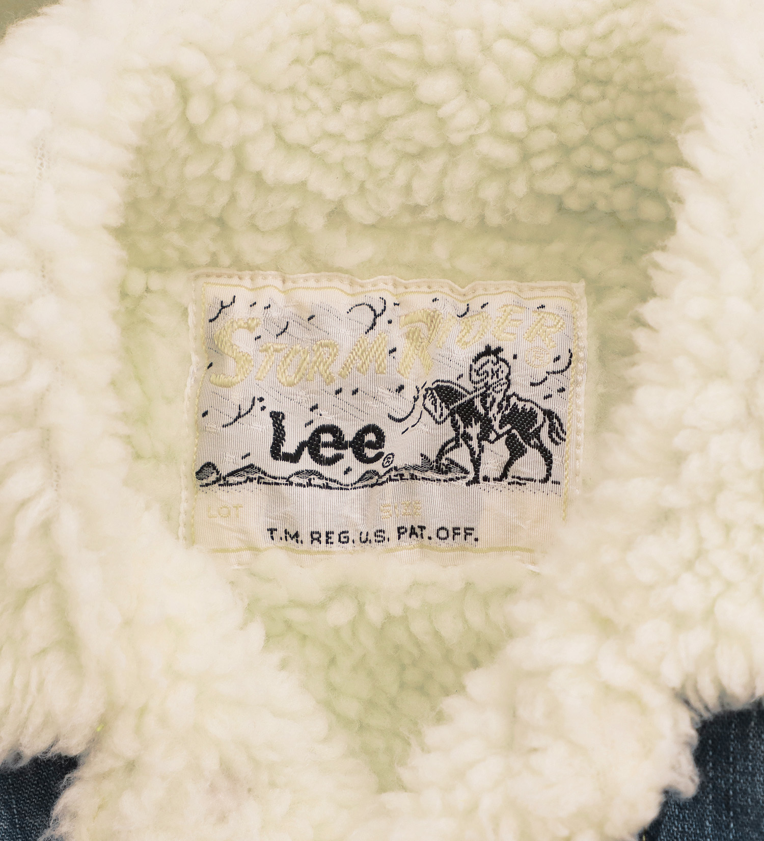 Lee(リー)の【80-100cm】ベビー ボアストームライダー|ジャケット/アウター/デニムジャケット/キッズ|中色ブルー