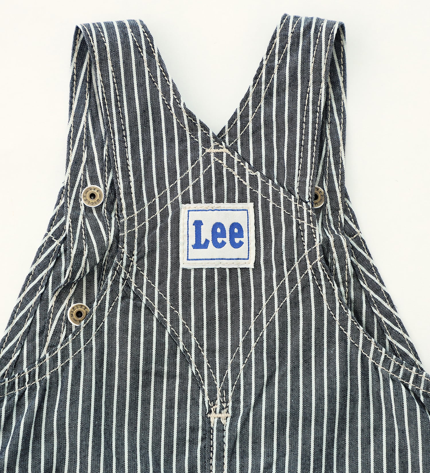 Lee(リー)の【70-90cm】ベビー ファーストデニムオーバーオールスカート|オールインワン/ジャンパースカート/キッズ|ヒッコリー