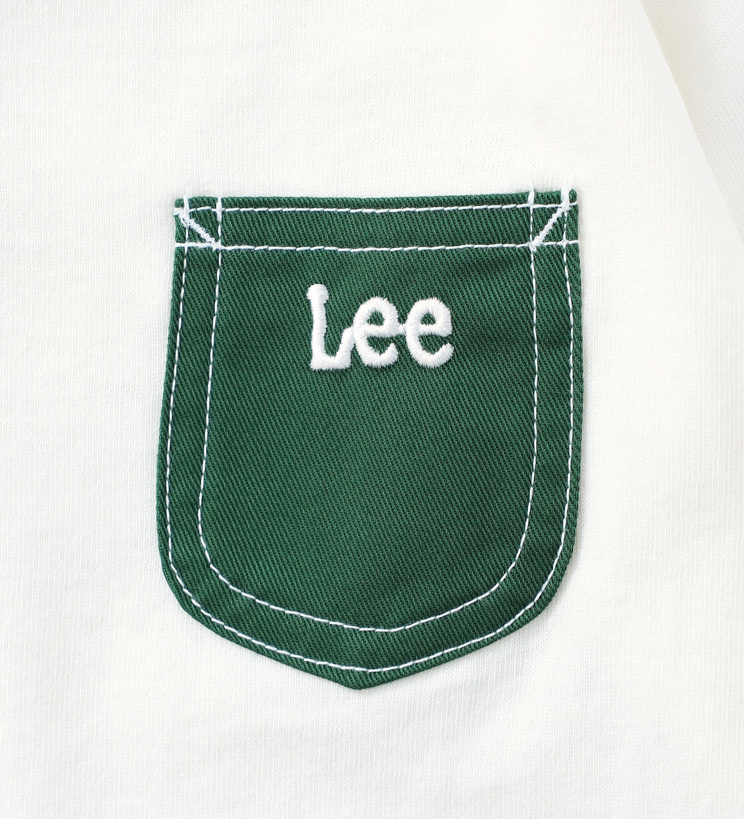 Lee(リー)の【80/90/100cm】ベビー カラーポケット長袖Tシャツ|トップス/Tシャツ/カットソー/キッズ|ダークグリーン