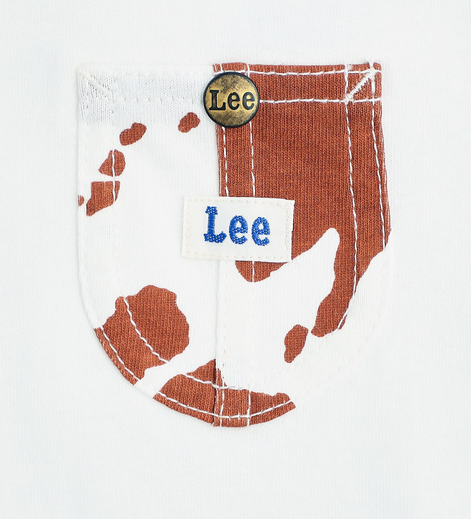 Lee(リー)の【サマーセール】【110-150cm】キッズ　ポケット付き半袖Tシャツ（親子リンク対応）|トップス/Tシャツ/カットソー/キッズ|ホワイト系その他
