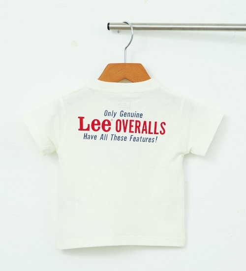 Lee(リー)の【80-100cm】ベビー［親子お揃い］バックプリント　半袖Teeシャツ|トップス/Tシャツ/カットソー/キッズ|ホワイト