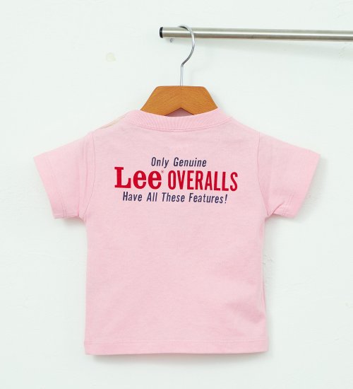Lee(リー)の【80-100cm】ベビー［親子お揃い］バックプリント　半袖Teeシャツ|トップス/Tシャツ/カットソー/キッズ|ピンク