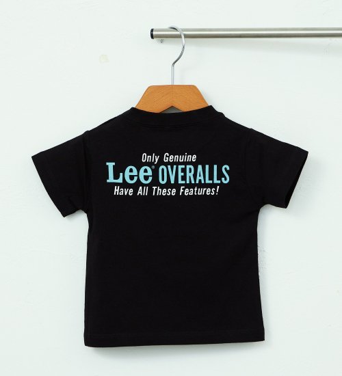 Lee(リー)の【80-100cm】ベビー［親子お揃い］バックプリント　半袖Teeシャツ|トップス/Tシャツ/カットソー/キッズ|ブラック