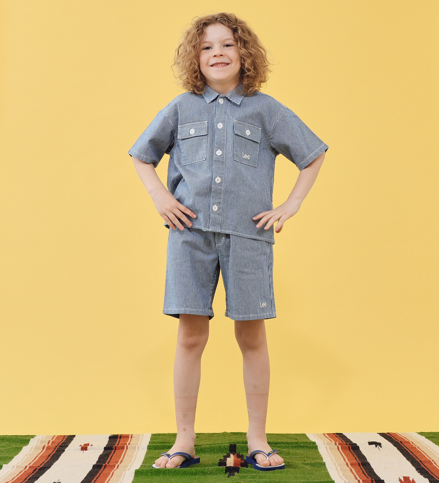 Lee(リー)の【110-160cm】キッズ アスレチックショーツ|パンツ/パンツ/キッズ|ヒッコリー