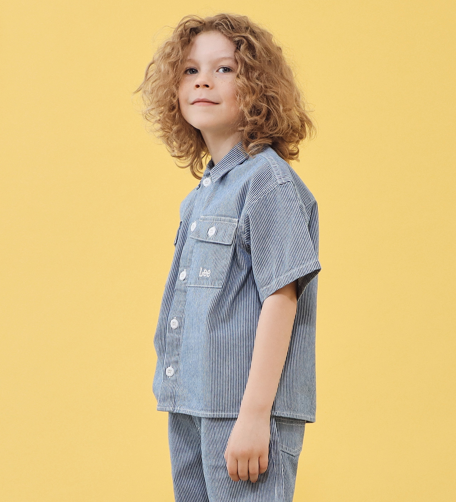 Lee(リー)の【110-160cm】キッズ フィールドシャツ|トップス/シャツ/ブラウス/キッズ|ヒッコリー