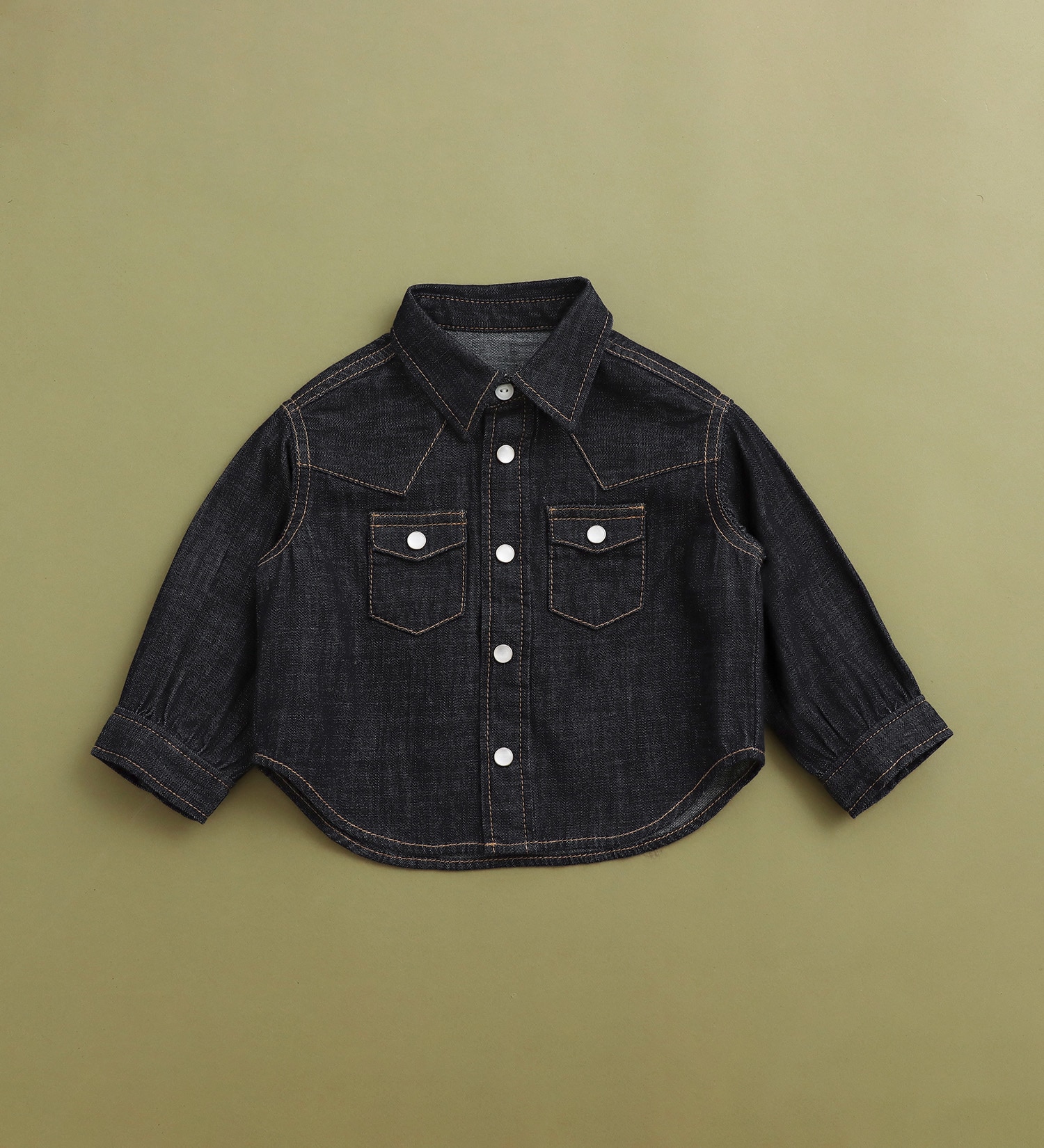 Lee(リー)の【80-100cm】ベビー ウエスタンシャツ|トップス/シャツ/ブラウス/キッズ|インディゴブルー