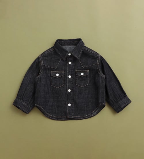 Lee(リー)の【80-100cm】ベビー ウエスタンシャツ|トップス/シャツ/ブラウス/キッズ|インディゴブルー