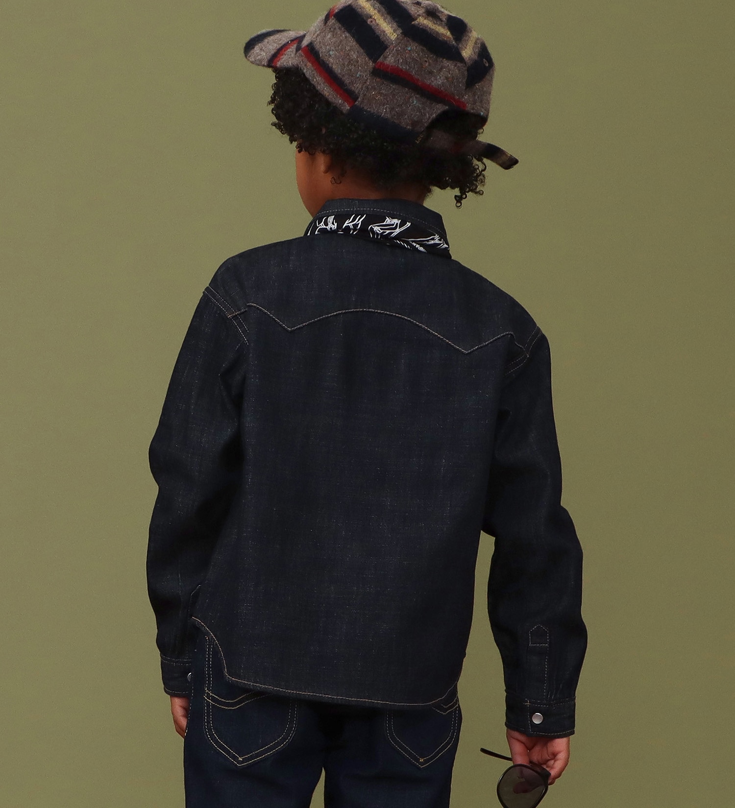 Lee(リー)の【110-150cm】キッズ ウエスタンシャツ|トップス/シャツ/ブラウス/キッズ|インディゴブルー