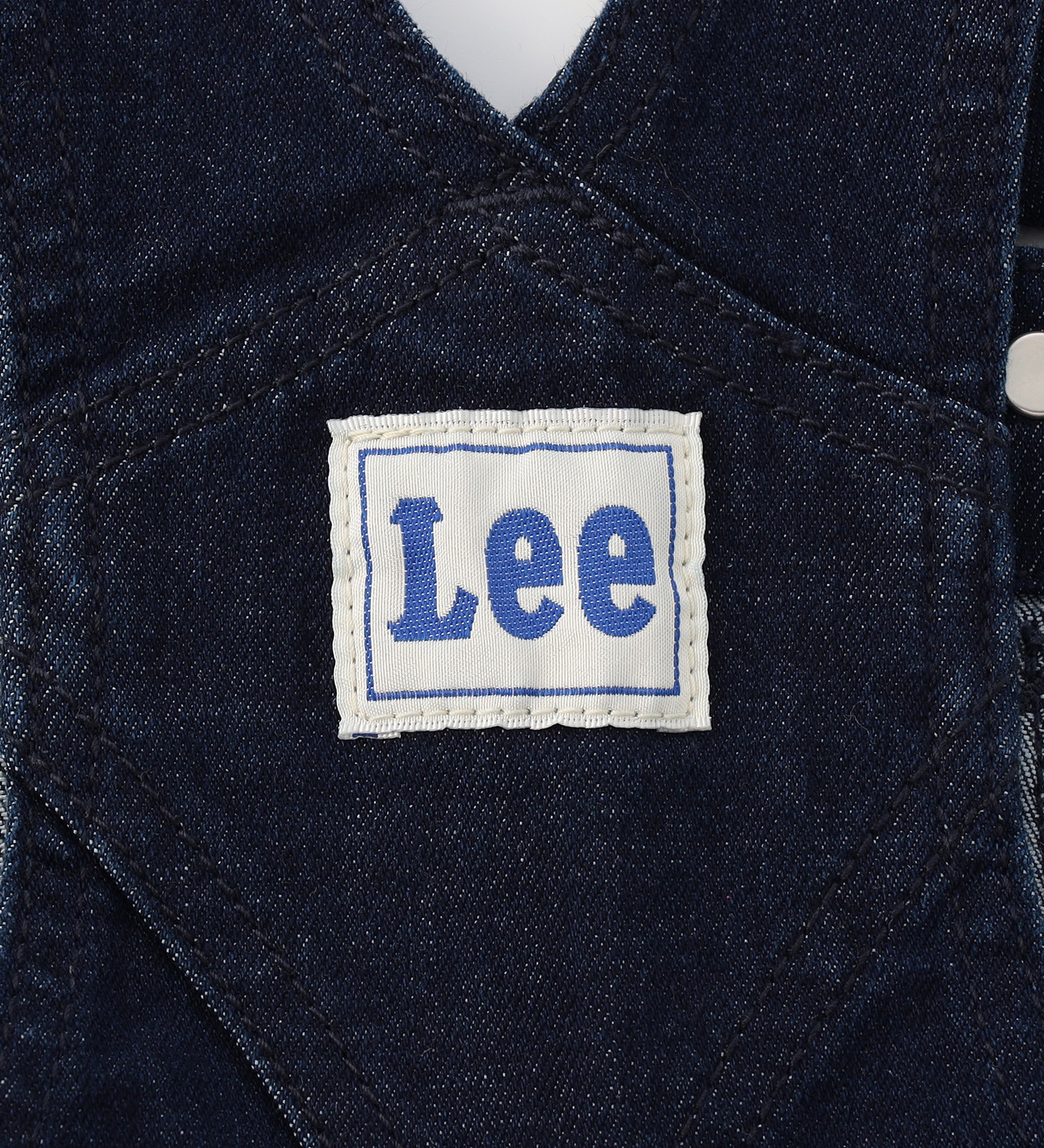 Lee(リー)の【80/90cm】ベビー ストレッチ オーバーオールショーツ|オールインワン/サロペット/オーバーオール/キッズ|インディゴブルー